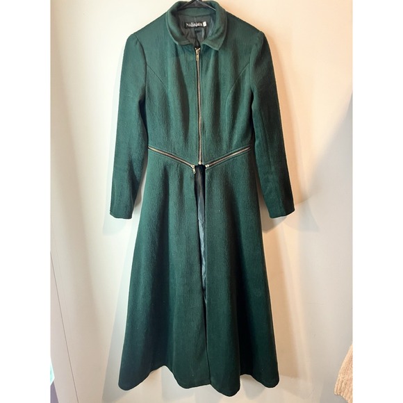 Nadasha Vampire Zip‎ Apart 2 In 1 Jacket Goth Grunge Green Size Small - Picture 1 of 5